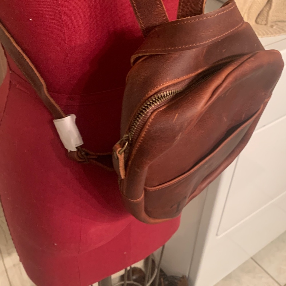 Leather backpack - image 2